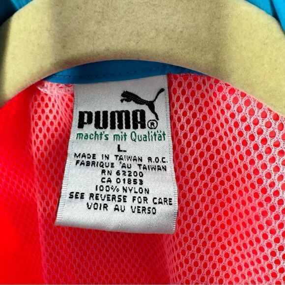 Vintage Puma wind breaker size large - Picture 4 of 6
